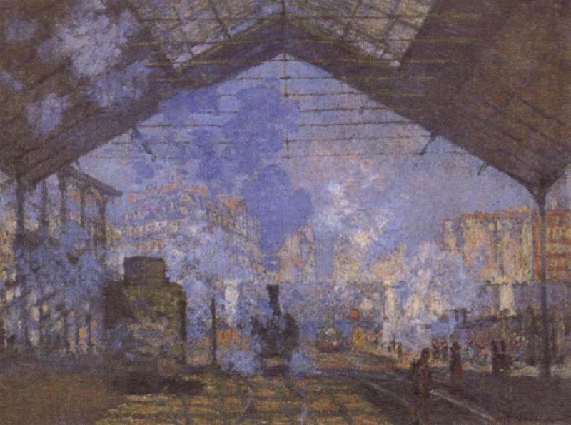 Claude Monet Gare Saint-Lazare oil painting image